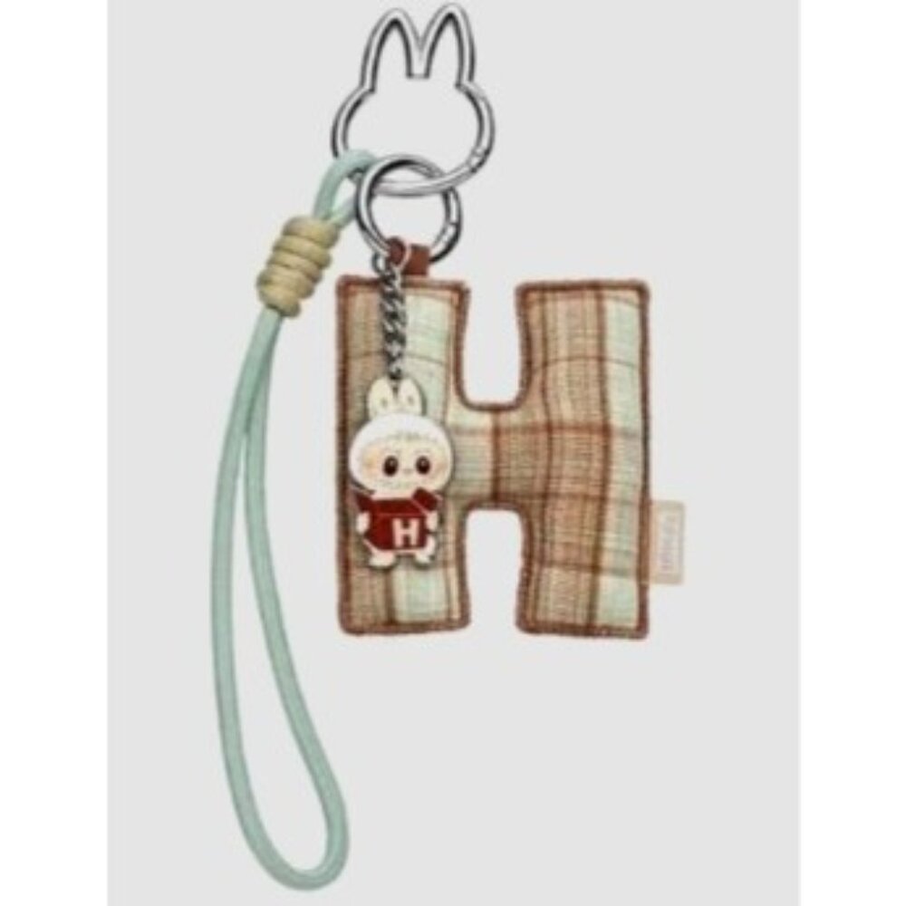 Labubu LETTER H‎ Pendant  Pin For Love Series Sealed Box Pop Mart Verified